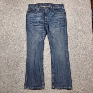 Levis 527‎ Jeans Mens 36x30 Blue Dark Wash Bootcut Western Cowboy Rodeo Denim
